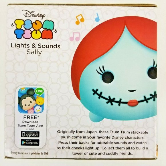 The Nightmare Before Christmas Sally Mini 3.5" Tsum Tsum Lights And Sounds New - Picture 2 of 12